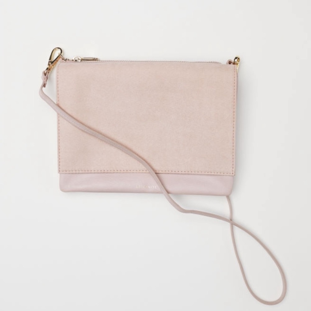 Faux leather/faux suede classic purse